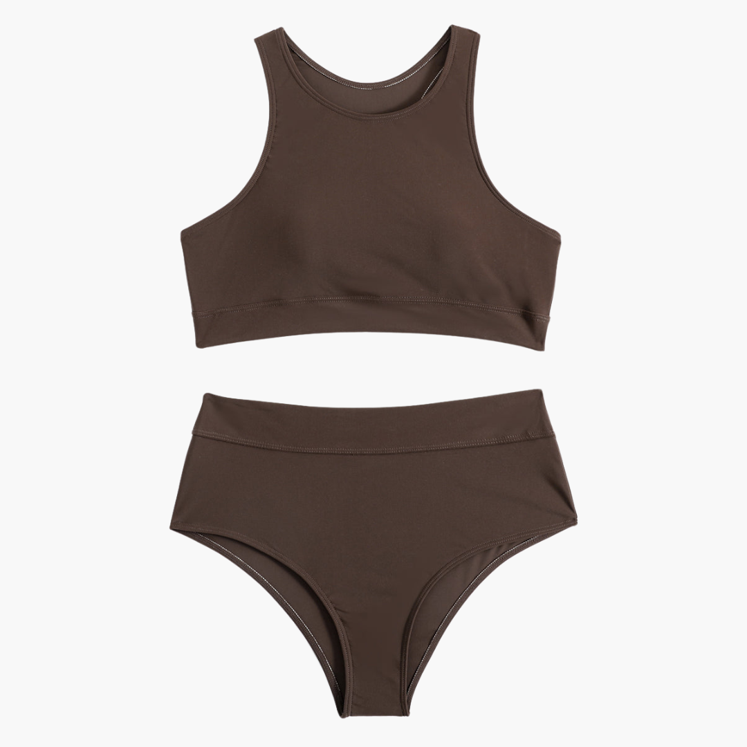 Dámská sportovní sada bikini | Tréninkové plavky bustier