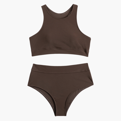 Dámská sportovní sada bikini | Tréninkové plavky bustier