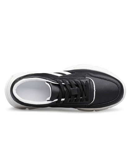 Zapatillas deportivas de mujer con plataforma oculta | Calzado cómodo que aumenta la altura