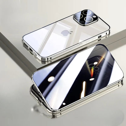 iPhone Etui ze Szkła Hartowanego | Ochrona Prywatności i Odporność na Zarysowania