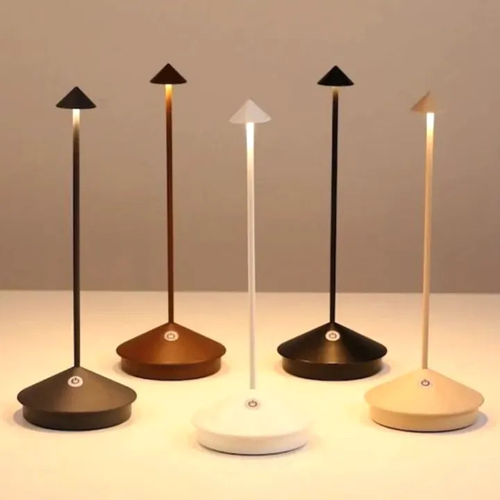 Bezprzewodowa i ładowalna lampa stołowa LED Stolja |