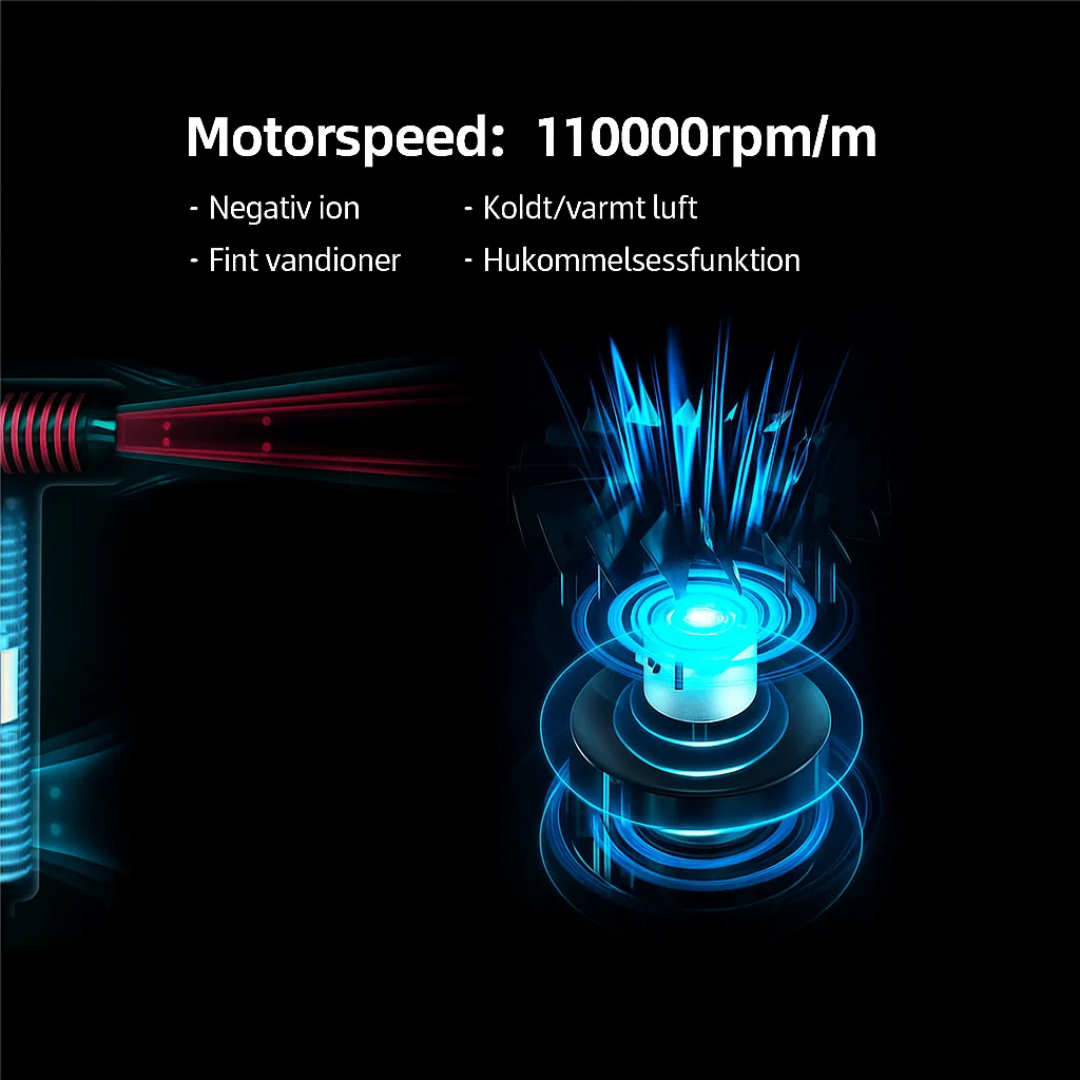 Magnetyczna Suszarka Do Włosów | Łatwa Stylizacja i Szybkie Suszenie