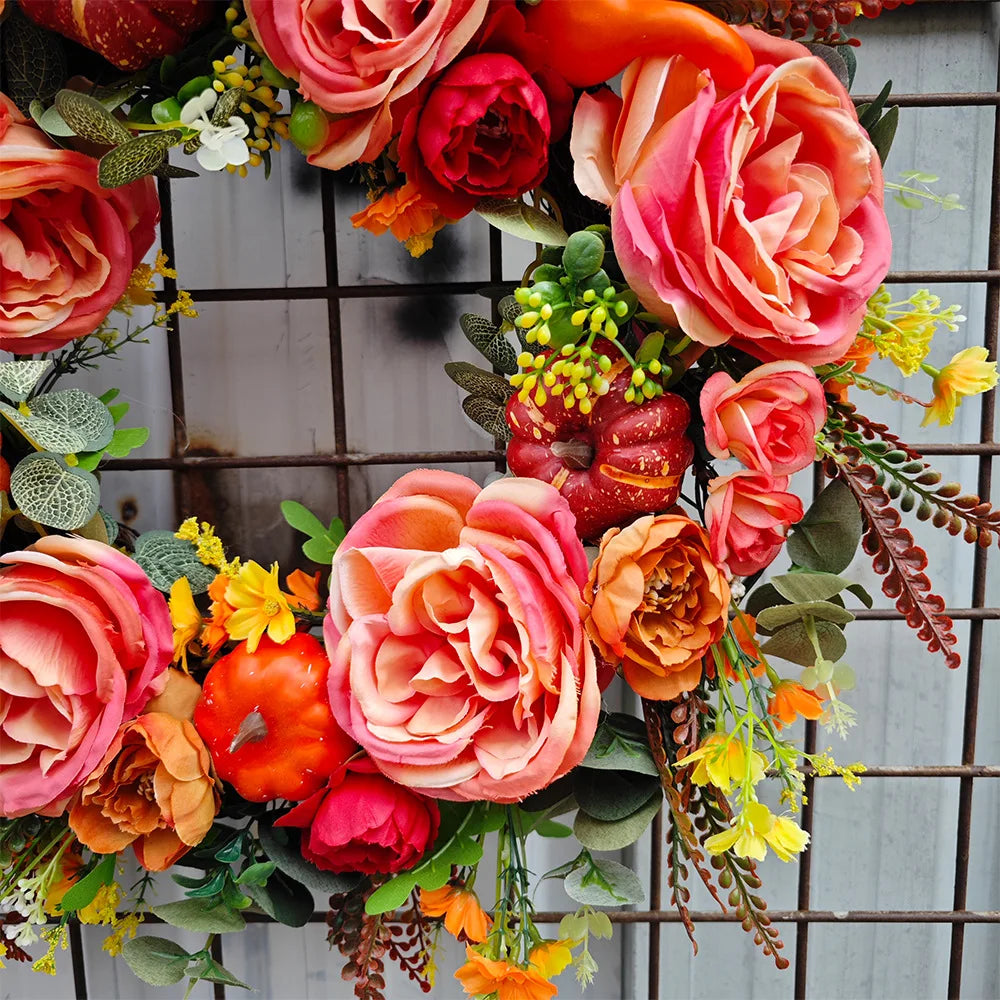 Wianek Jesienny | Wysokiej Jakości Dekoracja Sezonowa w żywych Kolorach Jesieni