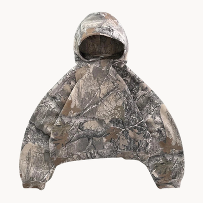 Oversized Camouflage Hoodie