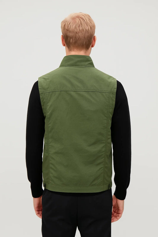 Chaleco deportivo acolchado para hombre sin mangas