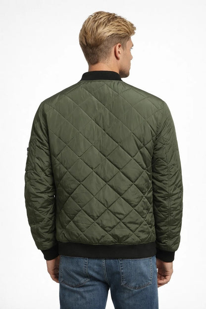 Veste Bomber Rembourrée Homme de Style Urbain