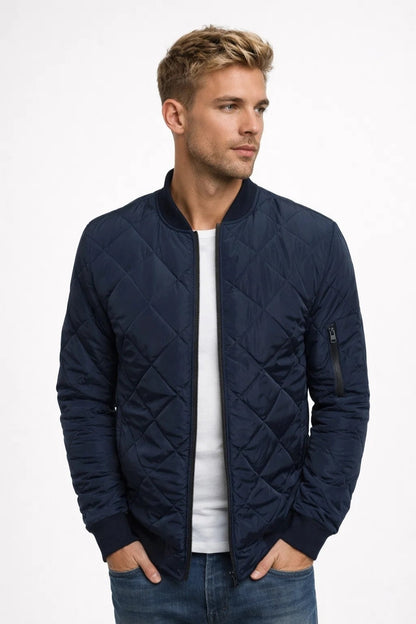 Veste Bomber Rembourrée Homme de Style Urbain