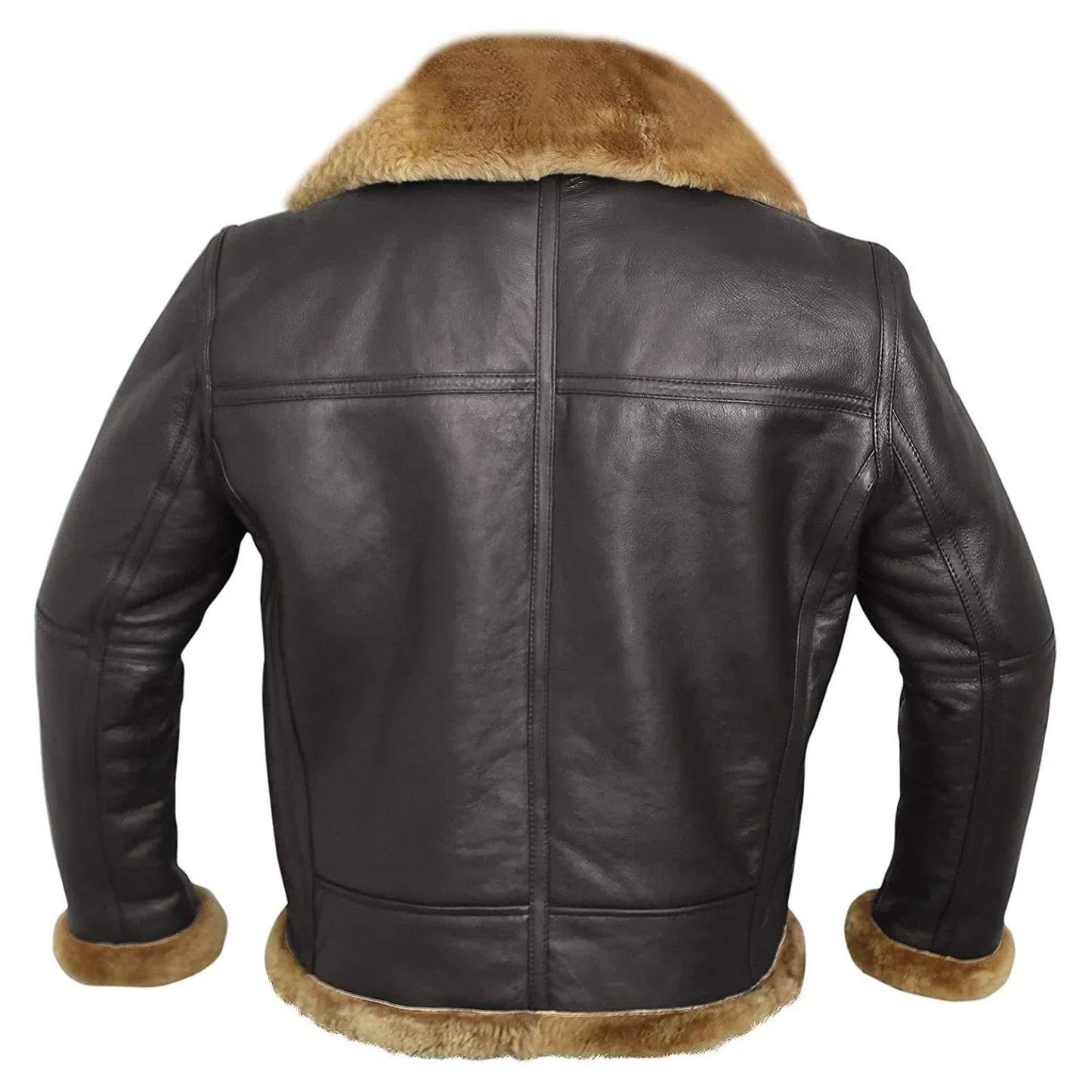Geacă bărbătească bomber în stil shearling | Geacă aviator stil B3