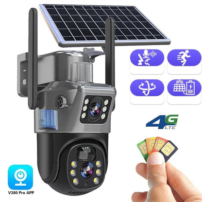 4K Solar Wireless Security Camera | Smart 360° Rotation