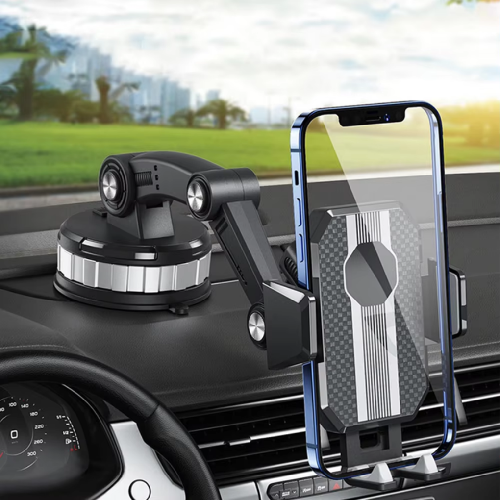 Support de voiture rotatif pour téléphone 360° | Fixation sécurisée pour tableau de bord