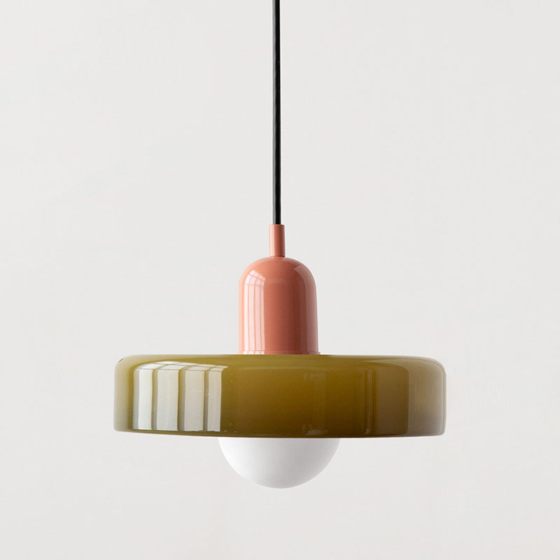 Miklon | Kolorowa lampa wisząca w stylu Bauhaus
