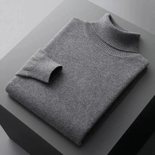 Suéter de Hombre con Cuello Alto | Ideal para el Invierno