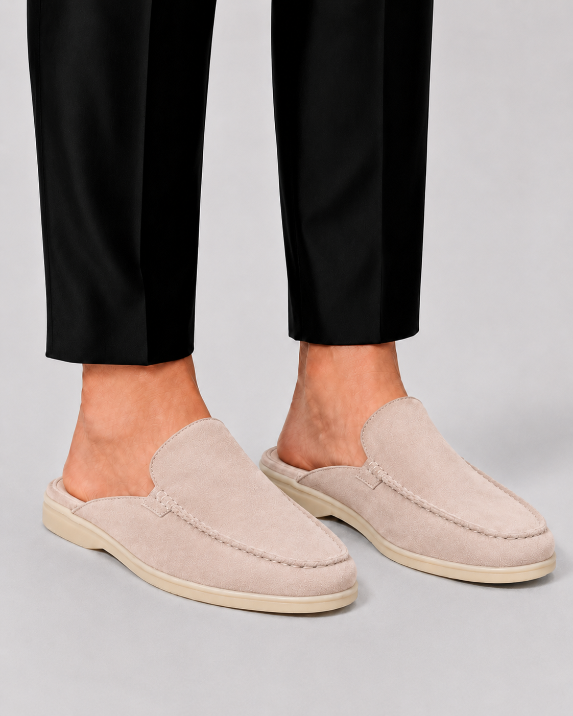 Scarpe estive da uomo mule a vuoto | Schiena aperta slip-on