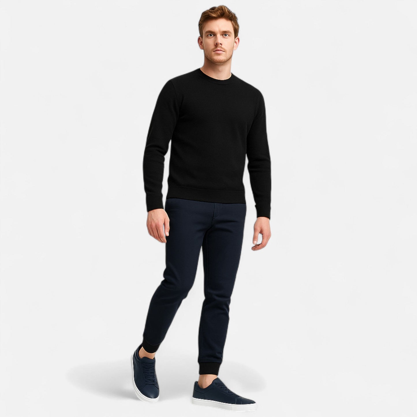 Baskets en cuir pour homme à enfiler | Chaussures quotidiennes sans lacets