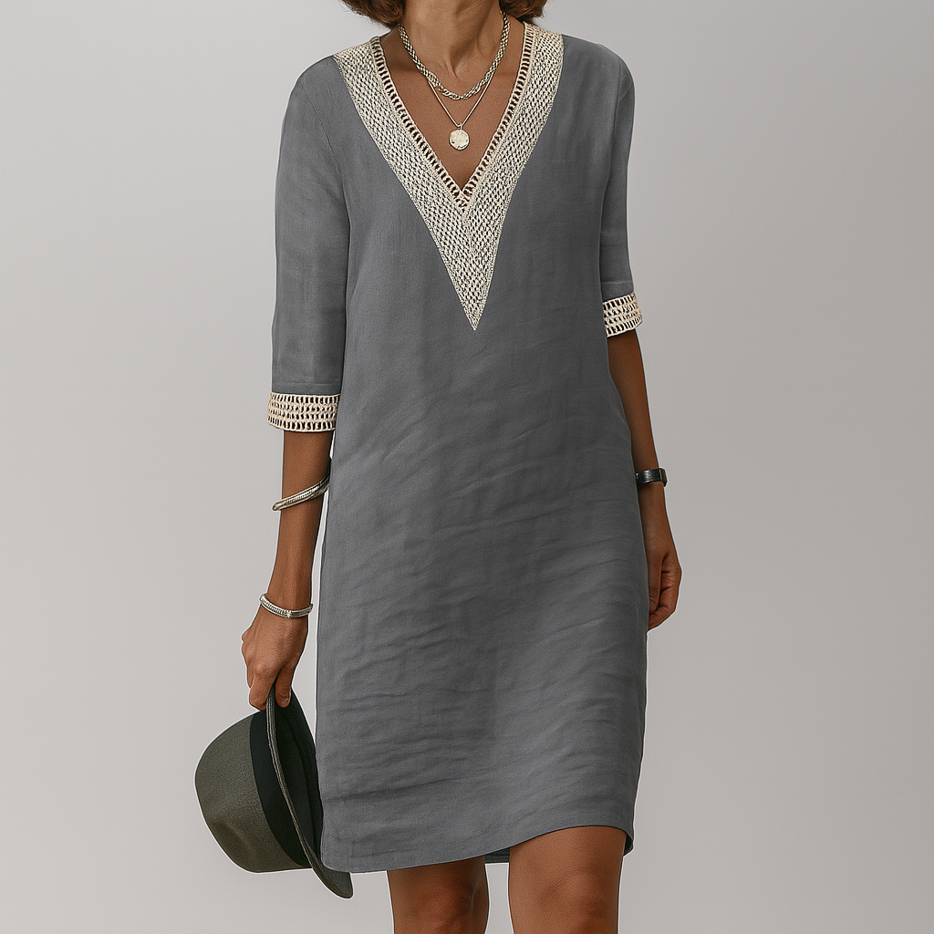 Rochie de vară damă, stil in | Relaxată, respirabilă, midi
