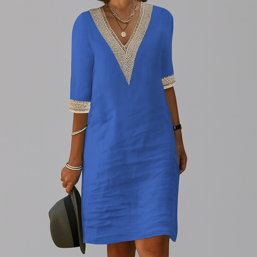 Rochie de vară damă, stil in | Relaxată, respirabilă, midi