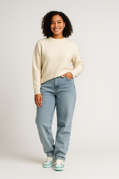 Women's Baggy Jeans | Loose Fit Denim Pants