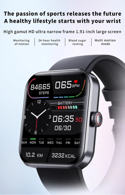 Cleo | Smartwatch - monitor poziomu glukozy i stanu zdrowia