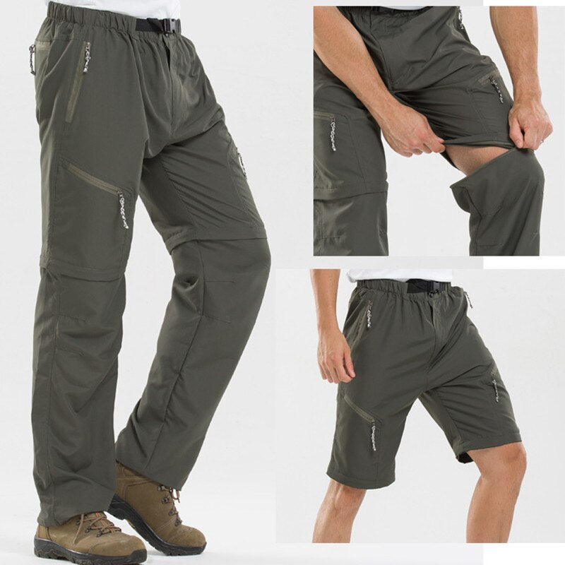 Pantaloni da Uomo Outdoor con Gambe Staccabili | Pantaloni Cabriolet per Escursionismo