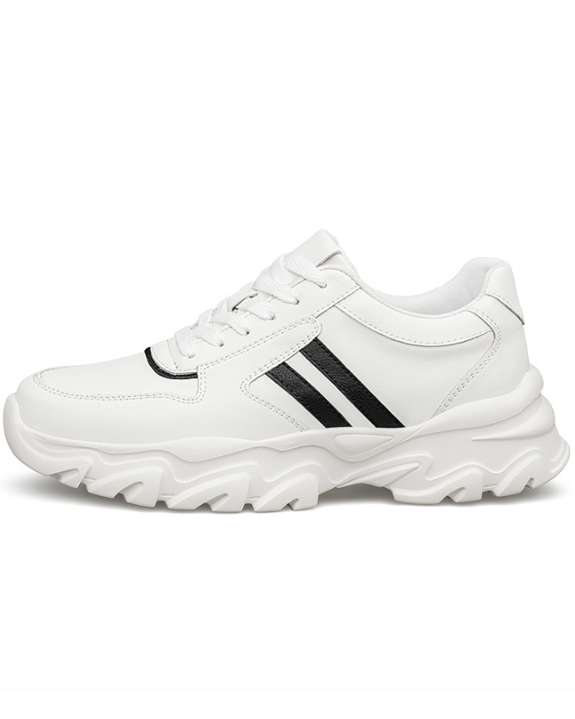 Zapatillas deportivas de mujer con plataforma oculta | Calzado cómodo que aumenta la altura