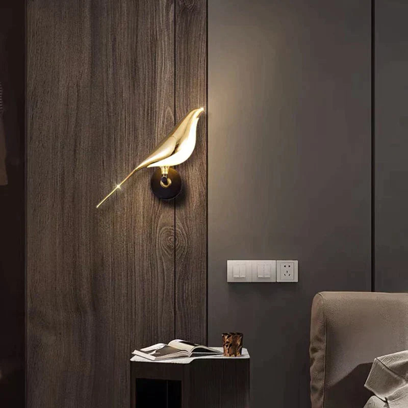 Bordik | Nowoczesna lampa ścienna Bird