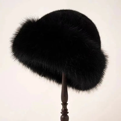 Plush White Faux Fur Hat | Winter Luxury and Ultimate Warmth