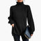 Maglione da donna con collo alto in stile oversize | Taglio comodo