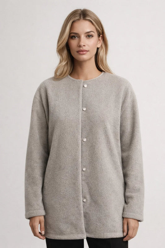 Chaleco Largo de Punto Elegante de Invierno para Mujer | Estilo Cachemir