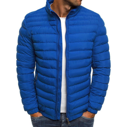 Veste matelassée pour homme | Col montant léger et chaud