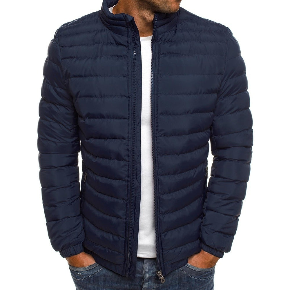 Veste matelassée pour homme | Col montant léger et chaud
