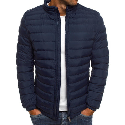 Veste matelassée pour homme | Col montant léger et chaud