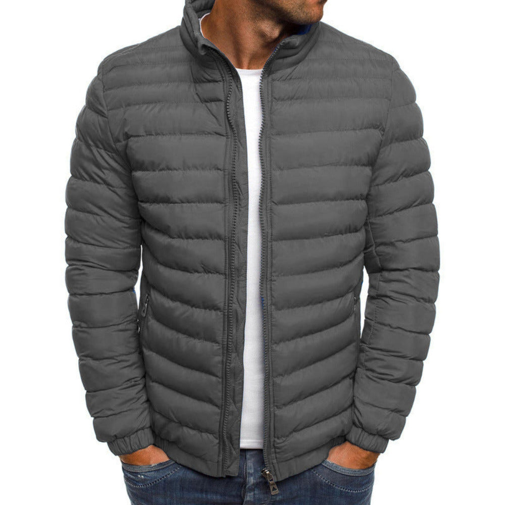 Veste matelassée pour homme | Col montant léger et chaud