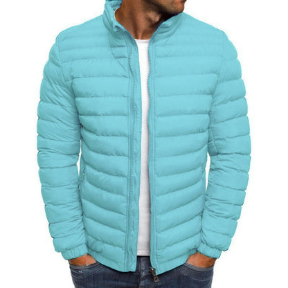 Veste matelassée pour homme | Col montant léger et chaud