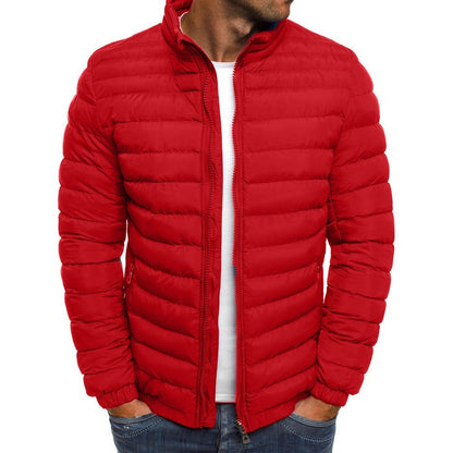 Veste matelassée pour homme | Col montant léger et chaud