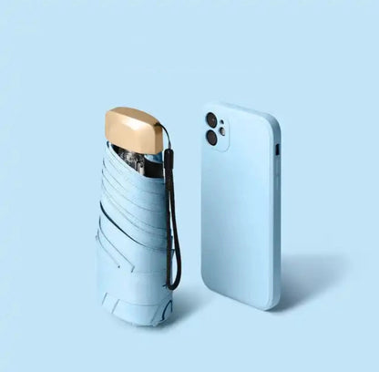 Mini umbrelă ultracompactă | Design rezistent la vânt și protecție UV
