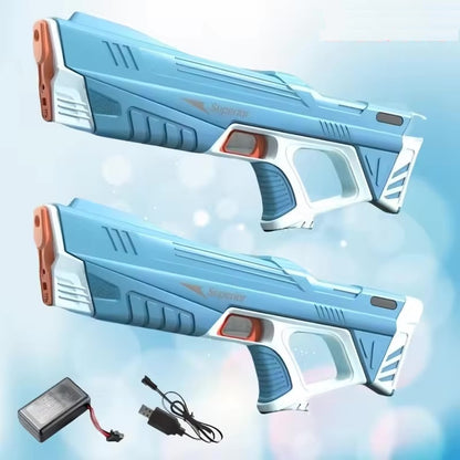 Pistolet à Eau Électrique Double Pack | Pompe Haute Pression pour Enfants et Adultes