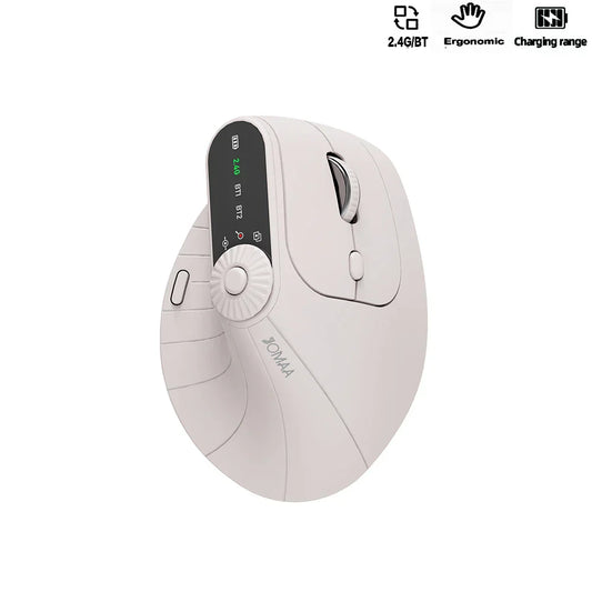 Vertical Mouse | Wireless Bluetooth 5.1 for Comfort and Productivity