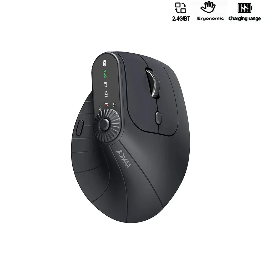 Vertical Mouse | Wireless Bluetooth 5.1 for Comfort and Productivity