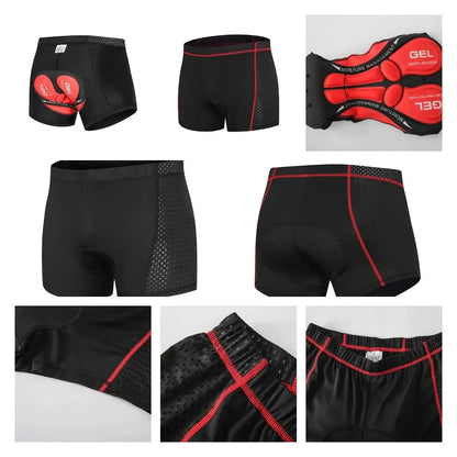 Shorts de cyclisme homme avec rembourrage 5D