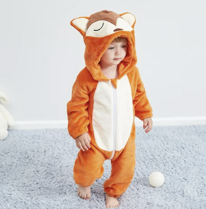 Combinaison à capuche enfant animal