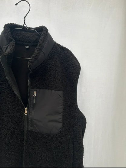 Kamizelka Polarowa Na Co Dzień dla Mężczyzn | Przytulna Warstwa Na Koszulę Lub Bluzę z Kapturem