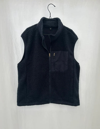 Kamizelka Polarowa Na Co Dzień dla Mężczyzn | Przytulna Warstwa Na Koszulę Lub Bluzę z Kapturem