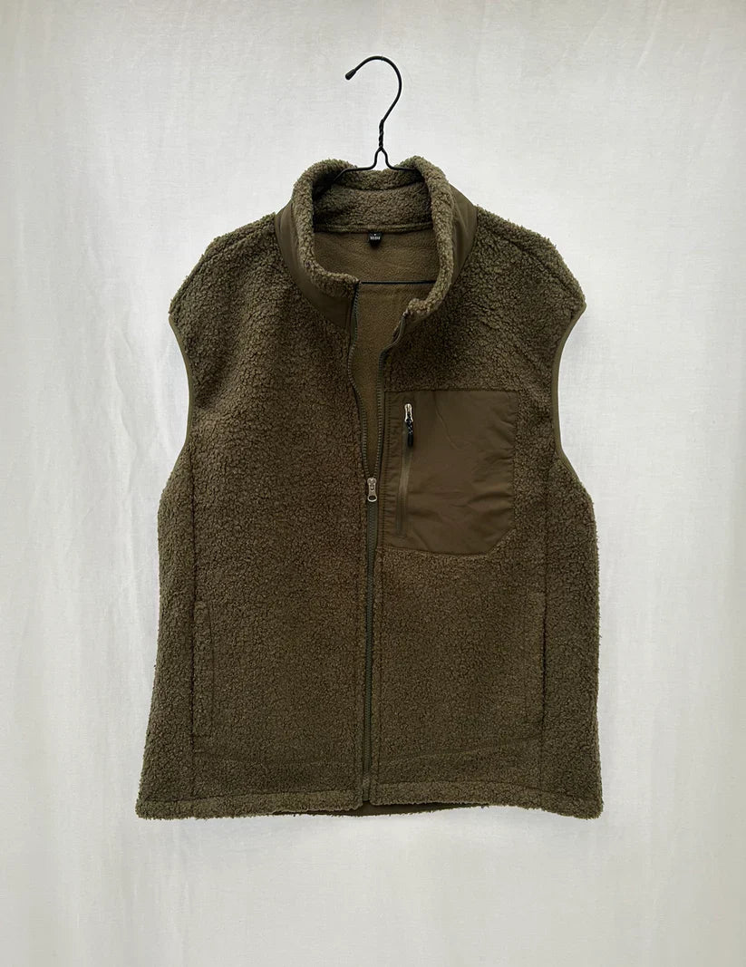 Kamizelka Polarowa Na Co Dzień dla Mężczyzn | Przytulna Warstwa Na Koszulę Lub Bluzę z Kapturem