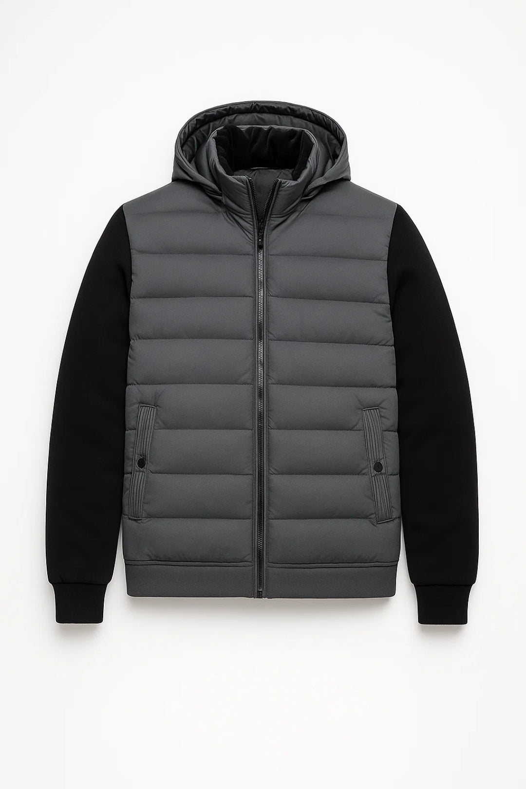 Men's Quilted Jacket with Hood | Comfortable Casual Outerwear