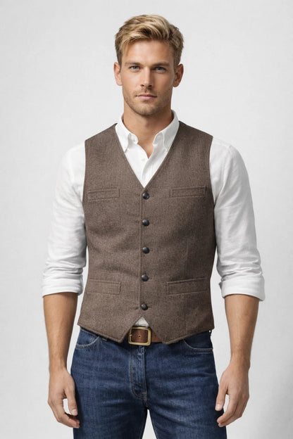 Pánská krejčovská vesta na každé roční období | Business casual styl