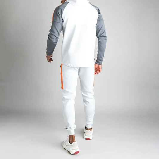 Jorren | Chaqueta ajustada para hombre con cremallera y conjunto de pantalones para correr