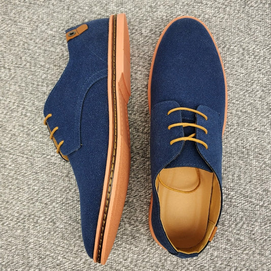 Clásicos zapatos Oxford de cordones para hombre en ante | aspecto formal