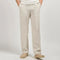 Pantalones de verano para hombre estilo lino | Cintura elástica Piernas rectas