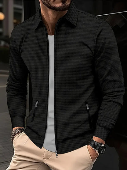 Men's Zip-Up Sweatshirt | Stylish Lightweight Jacket