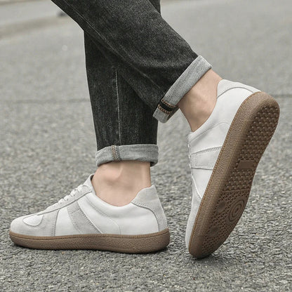 Men's Suede Sneakers with Durable Outsole